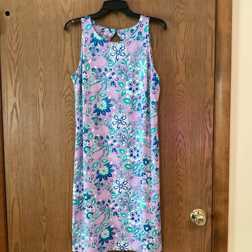 Talbots Print Sleeveless Dress